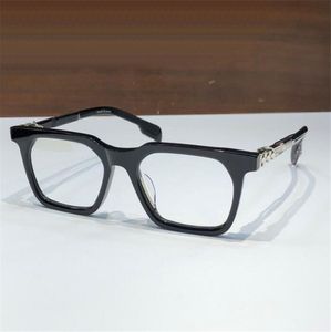 New fashion design retro square optical glasses 8266 acetate plank frame simple and popular style versatile shape transparent glasses