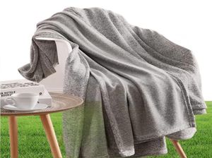 Sublimation Polyster Decke 50x60 Zoll Blank Grau Jersey Pullover Fleece Decken DIY Druck Sofa Bett Teppich FY56238260608