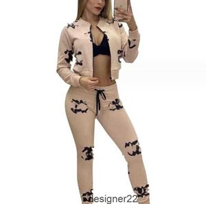 Womens Tracksuits Outono Malha 2 Peça Set Designer Luxo Jaqueta Oversized Diamante Pullovers Top Harem Calças Ternos