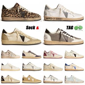 Klassische goldene Italien-Marke Paris Dirty Old Sneakers Ball Star Freizeitschuh Neuerscheinung Pailletten-Leopardenmuster Do-Old Diry Designer-Schuhe Plattform-Trainer Dhgate.com