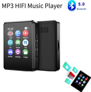 Oyuncu 8/16/32/64G Müzik Mp3 çalar 1.8inch dokunmatik ekran mp3 Öğrenci Walkman BluetoothCompatible E -Kitap FM Radio için