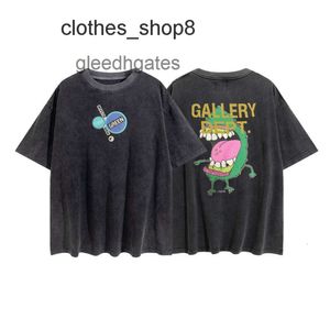 Tasarımcı Tshirts Erkek Sweaters Hoodies Moda Marka Galerileri Bölümünü Deptt kullandı Karikatür Baskı Erkek ve Kadın Pamuk Aynı Yuvarlak Boyun Kısa Kollu Moda 4atd M7ZD