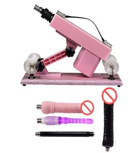 Pink Sex Machine Gun For Women Automatiskt samlag Robot Love Machine Sexmöbler för par Female Masturbation Machi6252013