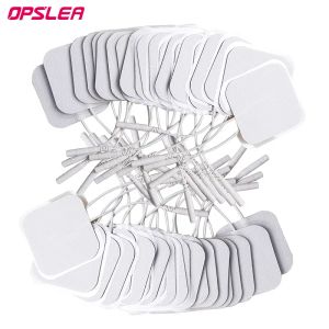 Ürünler 50/100pcs 5*5cm Elektrot Pedleri Elektrik Tens Masaj Akupunktur Hine EMS Fizyoterapi Zayıflama Vücut Masaj Yaması