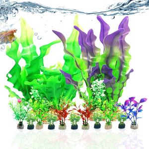 Artificial Water Plant Fish Tank Landscape Decoration Ornaments Simulation Aquatic Pet Supplies Aquarium Background 240226