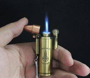 Bullet Torch Turbo Feuerzeug Metall Butan Zigarre Feuerzeug Retro Gas Zigarette 1300 C Winddicht Feuerzeug Rauchen Zubehör3722342