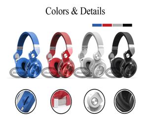 Original Bluedio T2 Bluetooth Stereo Wireless Bluetooth 41 Headset Hurrican Series On the Ear Headphone Headset Colorful5631906