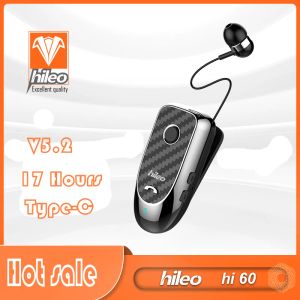 Steuert Hileo Hi60 Auriculares Bluetooth-Kopfhörer-Headset, Auto-Ohrhörer, Anruferinnerung, Vibration, Clip, Fahrer-Auriculares, Freisprecheinrichtung, F920 F2