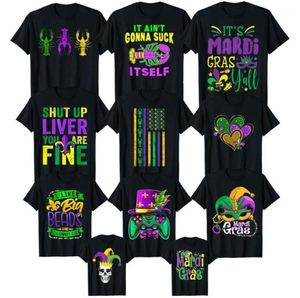 Men039s Tshirts Mardi Gras Crawfish T Shirt Mardigras Parade Outfit Beads Mask Feathers Clothes For Women Men Kids Tee Tops G3094186