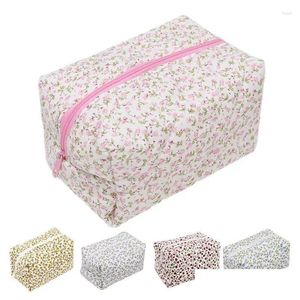 Storage Bags Travel Cosmetic Bag Tra Compact Design Makeup Large Capacity Soft Ladies Pouch Sturdy Zipper Pl Box Case Drop Delivery Ho Otsva
