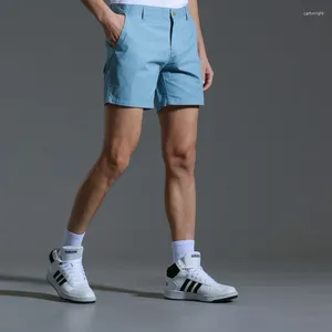 Men's Shorts Arrival Man Casual Summer Stretch Slim Blue Color
