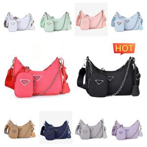 Famous Designer Bag 2005 Hobo Classic 3-piece Set Bag Crossbody Bag Sales Luxury Shoulder Bag Handbag Women's High Quality Chain Nylon Fashion Wallet1