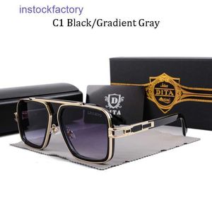 Oryginalne 1to1 Dita Tita Nowe okulary przeciwsłoneczne High End Mens Business and Leisure Dita Box Ze0y