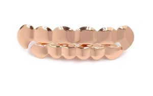 Personalità Zanne Denti Oro Argento Oro rosa Denti Grillz Oro Denti finti Set Vampire Grills Per donne Uomini Griglie dentali Jewelr7664095