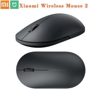 Fareler Xiaomi Mijia Kablosuz Fare 2.4GHz 1000DPI Taşınabilir Mini Oyun Faresi MacBook Windows 8 Win10 Dizüstü Bilgisayar% 100 Orijinal