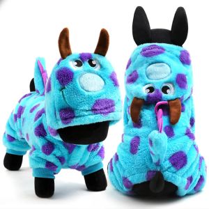 Rompers Hot Sale Pet Dog Clothes In Cold Winter Jumpsuits Visual Blue Dragon Dog Coats Dog Parkas for Small Dog Outfit Product