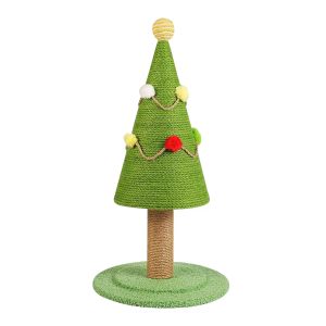 Scratchers Cat Scracer Board Xmas Tree Pet Pençe Pençe Post Mobilya Koruyucu Sisal Tırmanma Çerçevesi Evcil Oyuncak Malzemeleri