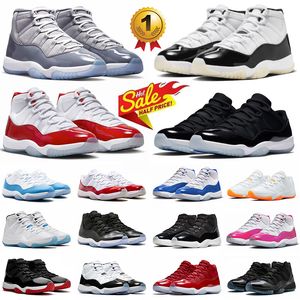 Благодарности 11 Cherry 11s Баскетбольные кроссовки Cool Grey 11 Sports Space Jam Low Bred High Concord Gamma Blue Space Jam Cement Grey Мужчины Женщины Кроссовки Кроссовки Dhgate