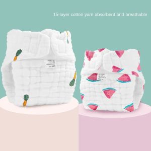 Sets 12 Layer Pure Cotton Diaper Newborn Cloth Diaper 012 Months Baby All Cotton Reusable Nappies Children Training Pants Underwear