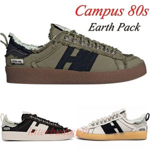 Sång för Mute Black Casual Shoes inomhus campus 80 -tal Olive Earth Pack Trainers Black Bliss Luxury Mens Womens Outdoor Sneakers With Box