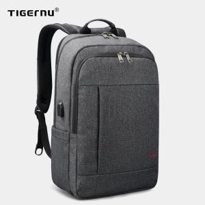 Zaino Tigernu Antifurto USB Ricarica Donna Zaino per laptop da 17 pollici Zaino da donna Zaino per scuola Mochila Borsa per laptop femminile casual