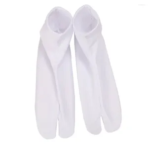 Skarpetki dla kobiet 1 para wykonana wykwintna cosplay Finger Anti-Skidding Stockings (White)