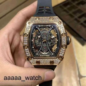 Factory ZF Richarsmilles Swiss Watch Tourbillon Automatisk rörelse Lyxmekanik Armbandsur över Sky Star Diamond Auto 61ym