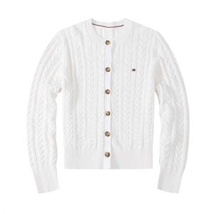 Hilfigers Sweater Designer роскошная мода Men Men Toping Sweaters осень и зимние сплошные жареные тесто Twist