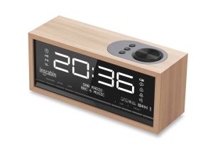 Sprzęt INSCABIN C1 DAB/DAB+ FM Digital Radio Alarm Cock z dużym ekranem/Bluetooth/dźwięk, piękny projekt do sypialni biuro kuchenne