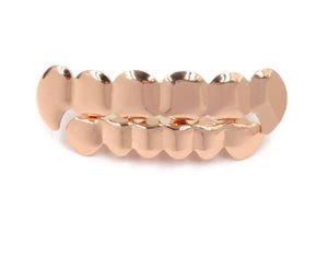 Personality Fangs Teeth Gold Silver Rose Gold Teeth Grillz Gold False Teeth Sets Vampire Grills For womenmen Dental Grills Jewelr2157354