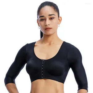 Reggiseno sportivo di supporto regolabile da donna con modellatore senza fili assorbente per corsa e yoga Top reggiseno da donna