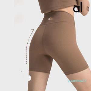 AL Yoga Outfit Thread Nahtlose Shorts für Frauen Push Up Booty Workout Shorts Fitness Sport Short Gym Kleidung Yoga Shorts