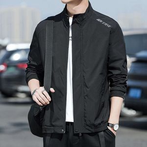 Men's Jackets, Spring And Autumn Styles, Korean Version, Trendy Spring Clothing, Youth Sports Clothes, Handsome Casual Plush Jackets, Men's Clothing