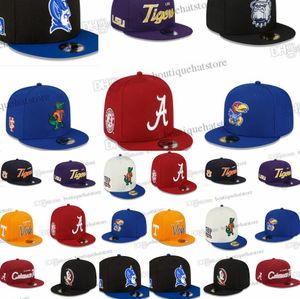 2024 Tüm Takım Karışımı Renk Fanının NCAA USA Kolej Beyzbol Ayarlanabilir Şapka Erkek Kadınlar Tek Boyut Vintage Düz Spor Baskı Top Snapback Caps Mektuplar A N Bone Chapeau FEB29-06