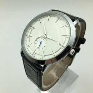 Auf 40mm kleine drei Nadel Quarz Leder Herrenuhren Mode lässig Männer Kleid Designer Uhr ganze männliche Geschenke Wristwatc2787