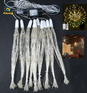 10 I 1 1200LEDS Plug String Lights Waterproof Dimble Flexible 8 Modes Room Decor Led Firework Strings Light With Remote6565511