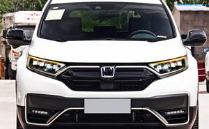 Lampada frontale a LED per Honda CRV Blu DRL Faro 2017-2020 Indicatore di direzione Lente per proiettore a doppio fascio di luce