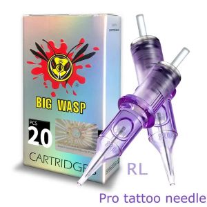 Needles RL Tattoo Cartridge Tattoo Needle Disposable Sterile Safety Tattoo Needle Circular Lining Dragon Eagle Needle 20pcs/Box/Lot