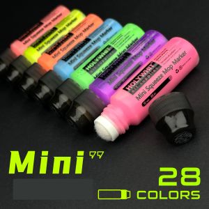 Markers Holywhit Mini Graffiti Flow Pen, Paint Signature Pen, Round Tip 12mm/20ml Waterproof Marker with Ink