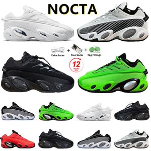 NOCTA GLIDE x Hot Step Terra Drake Koşu Ayakkabıları Airness Eğitmenler Tasarımcı Kırmızı Drake Siyah Beyaz Gri Yeşil Erkekler Parlak Kızıl Spor Açık Hava Spor Ayakkabıları Boyutu