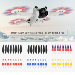 Drones 6030 DJI Mini 3 Pro Props Blade Hafif Viraj Fanları için Pervane DJI Mini 3 Dron Aksesuarları için Yedek Parçalar