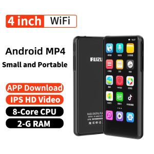 Jogador RUIZU H8 Novo reprodutor de vídeo musical Bluetooth com sistema Android 5.1 Conecte WIFI 16GB Walkman Support App Study MP3 MP4