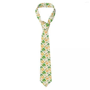 Bow Ties Happy Tie Irlandia St. Patrick's Day Hip-Hop Street Cravat Business Business 8 cm szerokość