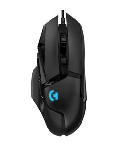 Design ergonômico g502 mouse mecânico para jogos com fio rgb antissuor led retroiluminado prático mouse com fio 1611449