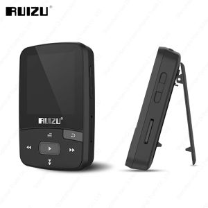 Player Ruizu X50 Sports Bluetooth MP3 Player Clip Mini Hifi Lossless Music Player Support FM Recorder Pedometer Video Ebook TF SD Card