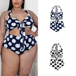 Europa strojów kąpielowych dla kobiet i moda w Stanach Zjednoczonych Polka Polka Dot Print Szyg