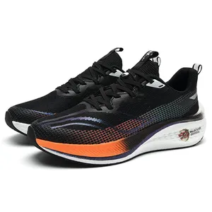 Peach Pink Purple Silver Orange Orange Flying Weaving Sports Running Shoes 2025 Summer Summer Mesh New Treasable Shoes Men's Shoes دفعة أحذية جديدة