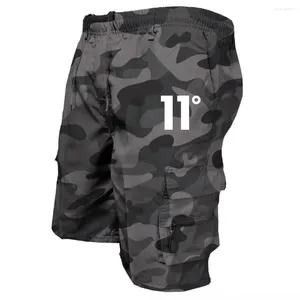 Pantaloncini da uomo Moda Cargo militare Pantaloni sportivi tattici a cinque punti con tasche grandi casual