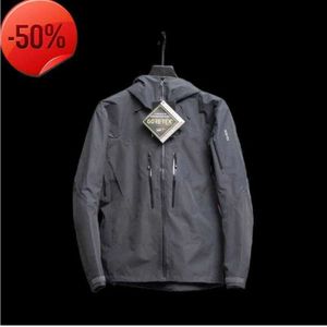 2024 Men's Jackets ARC Three-layer Outdoor Waterproof Jacket for Men SV Male Casual Hiking Coat New High End 23fw