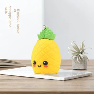 Lautsprecher Mini niedlicher Cartoon-Ananas-Bluetooth-Lautsprecher Sommer tragbares Mädchen-Herz-Handy drahtloser Subwoofer kleiner Lautsprecher